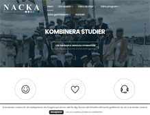 Tablet Screenshot of nackaenskilda.se